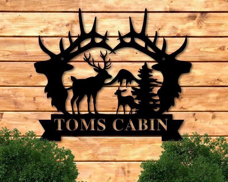 Transform Your Space with Our Metal Iron Wall Decor Deer Art Craft